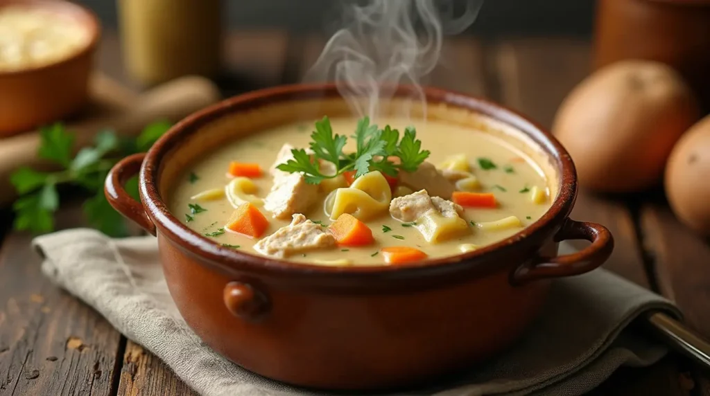 Creamy Chicken Noodle Soup Recipe