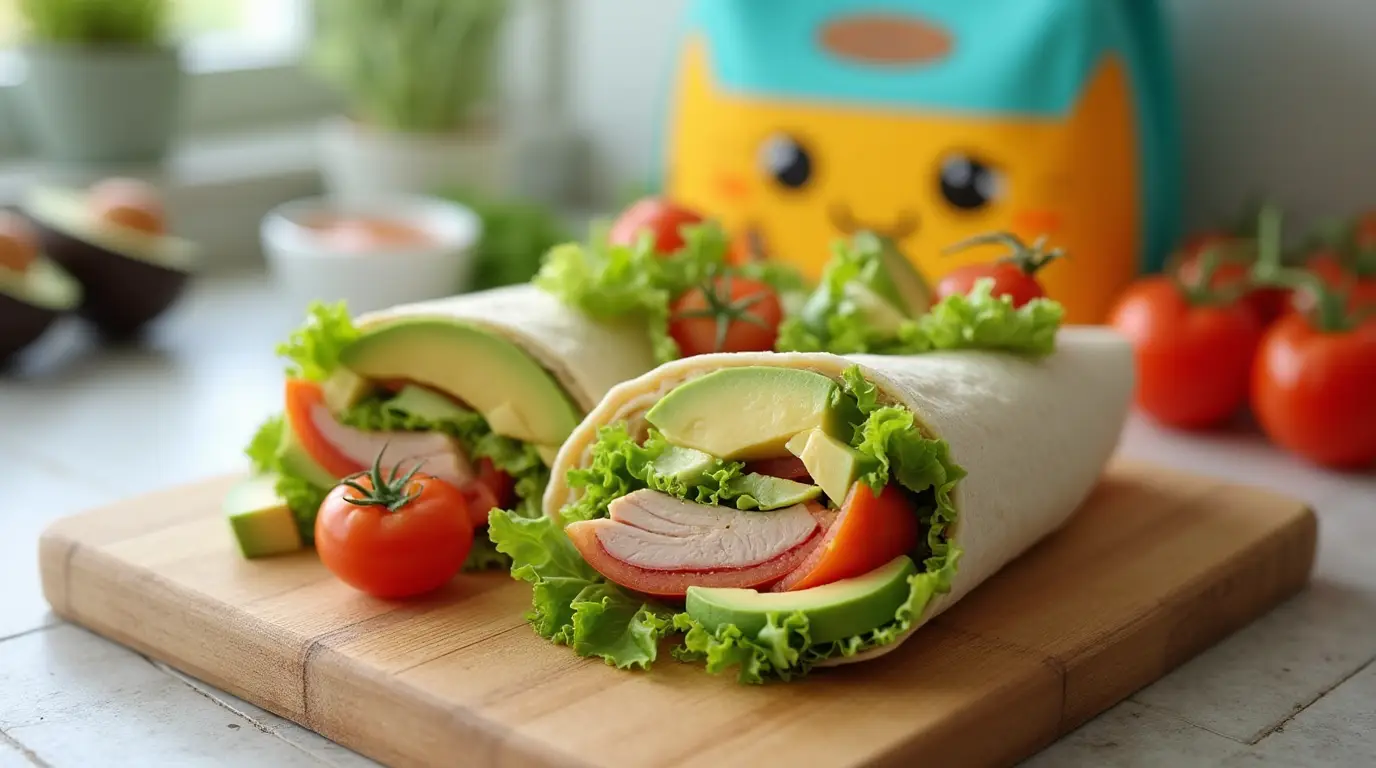 Turkey and Avocado Wraps