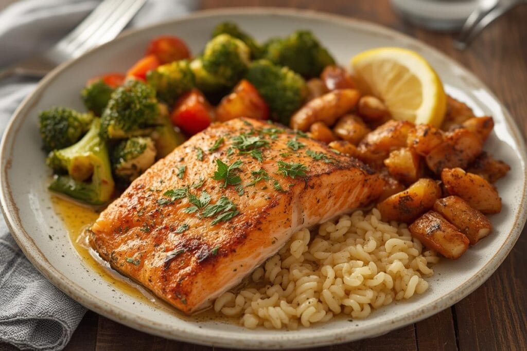 Everything Salmon Dinner