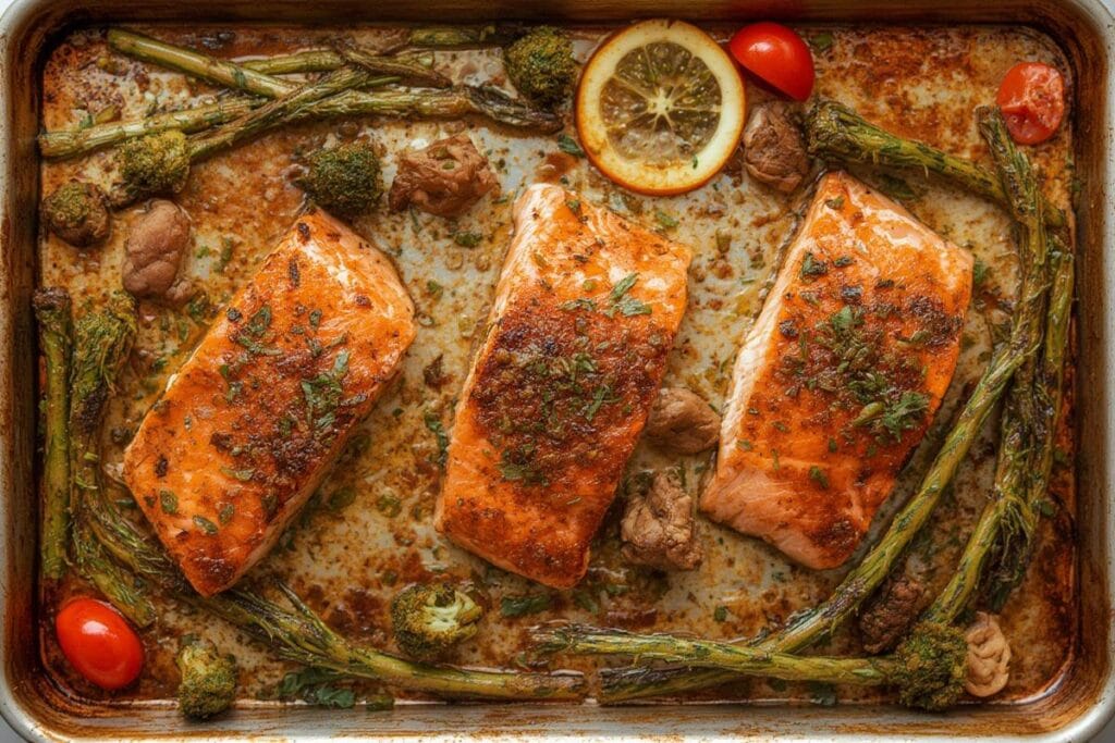 Sheet Pan Salmon Dinner