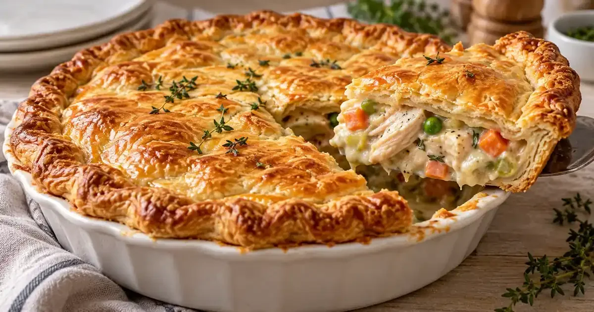 Classic Chicken Pot Pie with Flaky Crust | JonasRecipes